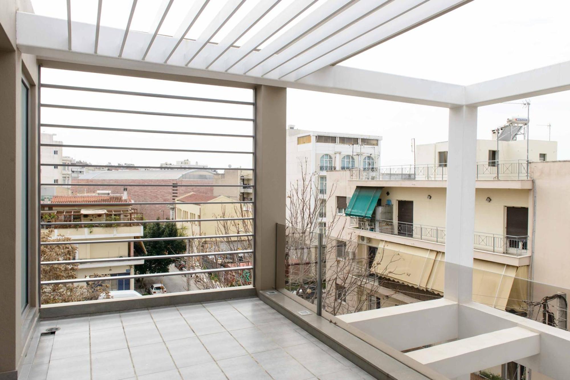 Bright Loft With Terrance - Next To Metro Kerameikos Lägenhet Aten Exteriör bild